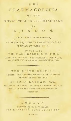 London Pharmacopoeia 1791